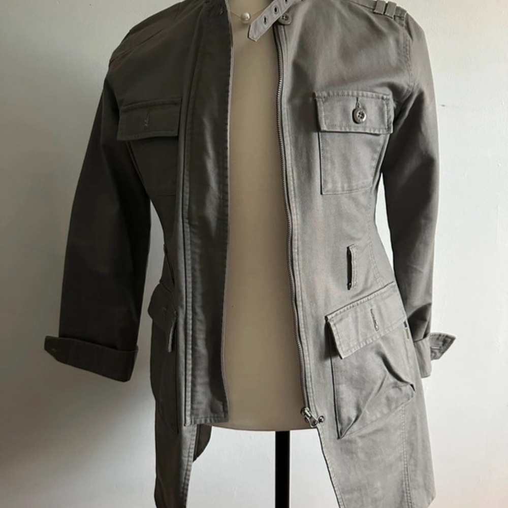 Triple Five Soul Olive Green Utility Field Jacket